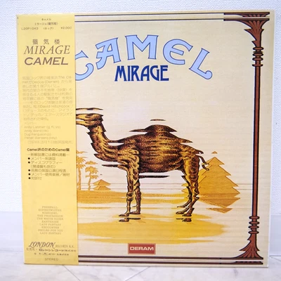 CAMEL / MIRAGE JAPAN ISSUE LP W/OBI, INSERT - Image 1 of 4