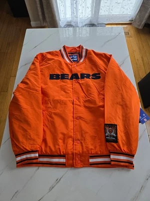 Chicago Bears Ultra Game Orange Bomber Jacket- Size XL- NWT - Image 1 of 4