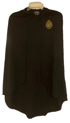 Harry Potter Costume *Robe Only*  Size 18 Black H Robe Cape FREE WAND NOT PCTRD - Image 1 of 4