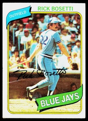 1980 Topps Rick Bosetti #277 Toronto Blue Jays - Image 1 of 2