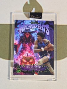 2025 Wild Card Wicked Hits Multi Sport JULIUS ERVING 1/1 🔥 Rare Beautiful Card  - Picture 1 of 3