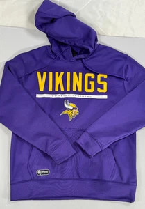 Minnesota Vikings Hoodie Men’s Medium Purple New Era NFL Team Apparel “VIKINGS” - Picture 1 of 6