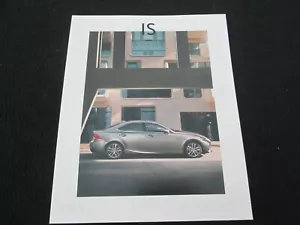 2018 Lexus IS IS300 IS350 Brochure IS F Sport 300 350 AWD RWD Sales Catalog - Picture 1 of 4