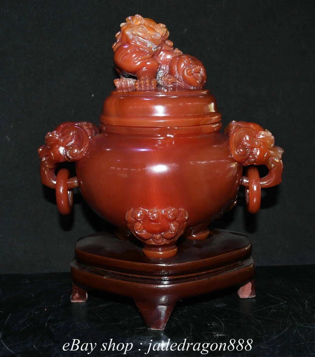 玛瑙主中国古董香炉| eBay