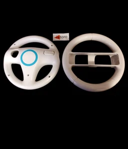 2 VOLANTES STEERING WHEEL Blancos NINTENDO Wii Mario Kart - Imagen 1 de 3