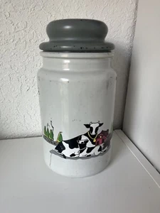 Cow Canister Vintage Unbranded - Picture 1 of 10