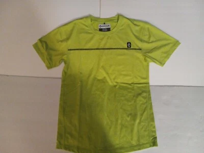 Camisa Panache Cyclewear Para Hombre Pequeña Verde Lima Elastizada Cuello Redondo Foto 1 de 4