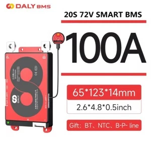 DALY Smart BMS 20S 72V 100A Li-ION Bluetooth BMS Puerto Común con Balance AEU - Imagen 1 de 15