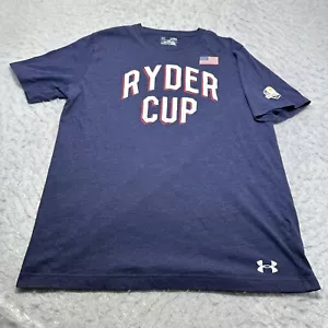 Under Armour UA HeatGear 2016 PGA Ryder Cup T Shirt Blue Short Sleeve Mens XL - Picture 1 of 12