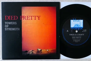 Died Pretty – Towers Of Strength 7" Blue Mosque Festival Records – K 563 MINT- - Picture 1 of 4