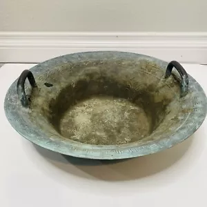 Large Vintage Chinese Dragon Singing Sprouting Resonance Dancing Water Bowl - Picture 1 of 15
