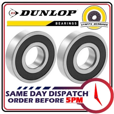 Подходит для задних колесных подшипников Aprilia RX50 2011-2019 x2 Dunlop FAST P&P - Изображение 1 из 4