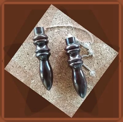 Wood Pendulum, Large ROSEWOOD DOWSING PENDULUM, Wooden Dowsing Pendulum - Image 1 of 4