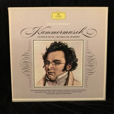 SCHUBERT Chamber Music - Quintets Quartets Trios Sonatas, DGG TULIP 8LP BOX 1965 - Image 1 of 4