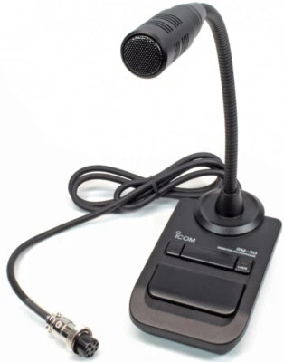 ICOM SM-30 MICROFONO DA TAVOLO 8 PIN METALLO - Immagine 1 di 3