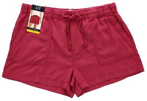 Gap Pull-On Shorts Women's Tencel Lyocell with Drawstring, 3 in Inseam QLS0701S
