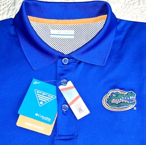 NEW COLUMBIA, MENS MED/LRG, FLORIDA🐊GATORS PFG TAMIAMI OMNI🌞SHADE POLO-MSRP$70 - Picture 1 of 23
