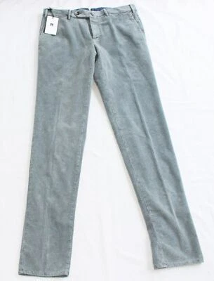 $450 Nuevos Pantalones de Pana PT TORINO Talla 38x36 Calce Ajustado Elastizado Salmón 38 Plano EU 54 Foto 1 de 4