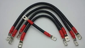 Juego de cables de batería para carro de golf Club Car Precedent calibre 2 awg 48V - hecho en EE. UU. - Imagen 1 de 2