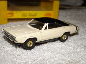 vintage aurora tjet ho slot car white dodge charger - Picture 1 of 14
