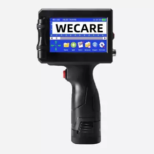 Handheld Inkjet Printer Touch Screen Date QR Code Barcode Logo Label Machine - Picture 1 of 5