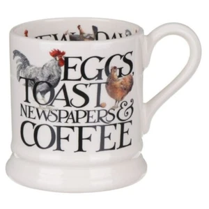 Taza Emma Bridgewater Rise & Shine huevos y tostadas 1 x 300 ml, cerámica - Imagen 1 de 2