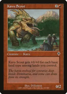 Magic the Gathering (mtg): INV: Kavu Scout (x 4) - Picture 1 of 1