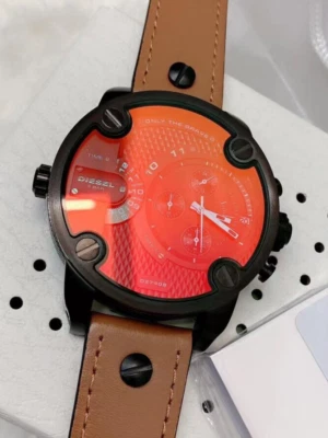 💥⌚💥 NOVO RELÓGIO DIESEL DZ7408 cronógrafo pulseira de couro Little Daddy 52mm 💥⌚💥 - Imagem 1 de 4