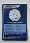 Olympics Archery Change Checker 50p pence Trading Card - No Coin - Blue card /4