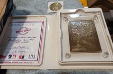 Ryne Sandberg 1992 Highland Mint Mint-Cards Topps Bronze w/ Sports Stars Coin