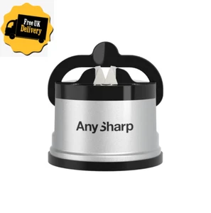 Any Sharp World's Best Knife Sharpener, Power Grip Suction, One Size, Silver - Picture 1 of 6