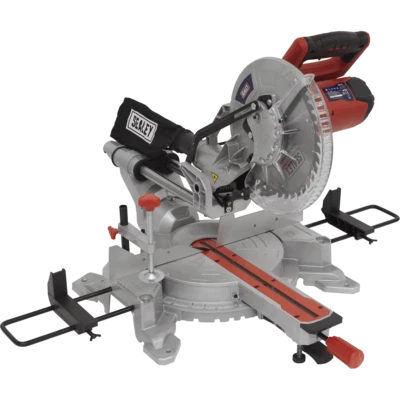 Sealey SMS255 Double Sliding Compound Mitre Saw 250mm 240v - Image 1 of 4