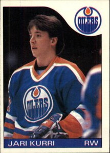 1985-86 TOPPS HOCKEY Trading Card #155 - Jari Kurri, Edmonton Oilers - NM/MINT