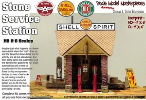 Kit de aceite de carcasa de estación de servicio de piedra obras maestras modelo a escala/Yorke O/1;48 *NUEVO* - Imagen 1 de 12