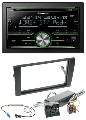 Pioneer Bluetooth MP3 DAB 2DIN USB CD Autoradio für Audi A4 04-08 B7 Bose Aktivs - Bild 1 von 4