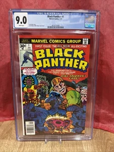 Black Panther #1 CGC 9.0 (1977) White Pages Newstand Variant Brand New Book - Picture 1 of 3