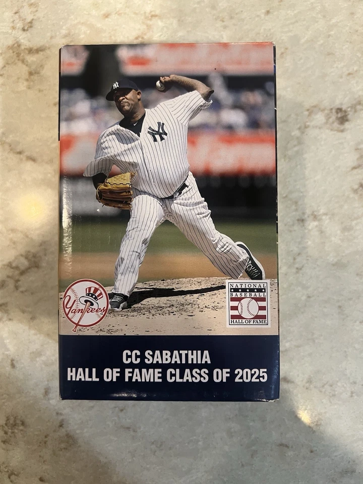 CC Sabathia名人堂复制品牌匾 - 2025 年纽约洋基队赠品 — 第 1/4 张图片