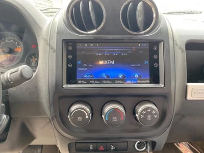 For 2009-2016 Jeep Compass Carplay Stereo Radio Android 15 Navi GPS WiFi Player Foto 1 de 4