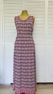 Max studio Printed Sleeveless Maxi Dress, Size XS - Picture 1 of 10