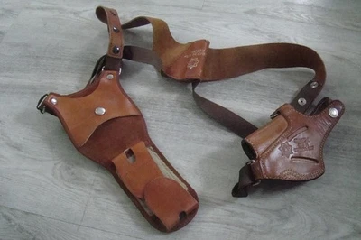 Bianchi Leather Shoulder Holster Assembly 13A Scorpio, 13H Beretta 92F - Image 1 of 4