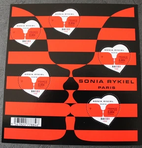 Bloc Feuillet BF141 - Coeurs de Sonia RYKIEL - 2018 -  Neuf** - Foto 1 di 1