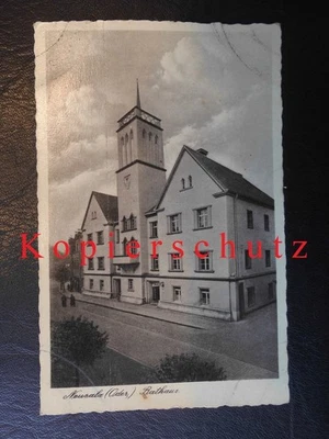 AK Neusalz, Oder, Rathaus, Nowa Sól, Nowosolski, gel 1942 n. Wittlich, Mosel - Bild 1 von 2