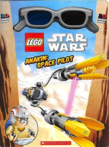 Lego Star Wars ANAKIN: SPACE PILOT hardcover by Scholastic - 3D glasses included - Picture 1 of 2