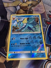 Pokemon Vaporeon - Reverse Holo Rare - Hidden Fates 18/68 (NM)