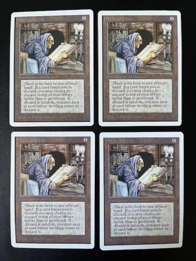 MTG- Library of Leng x4 - UNLIMITED - Image 1 of 1