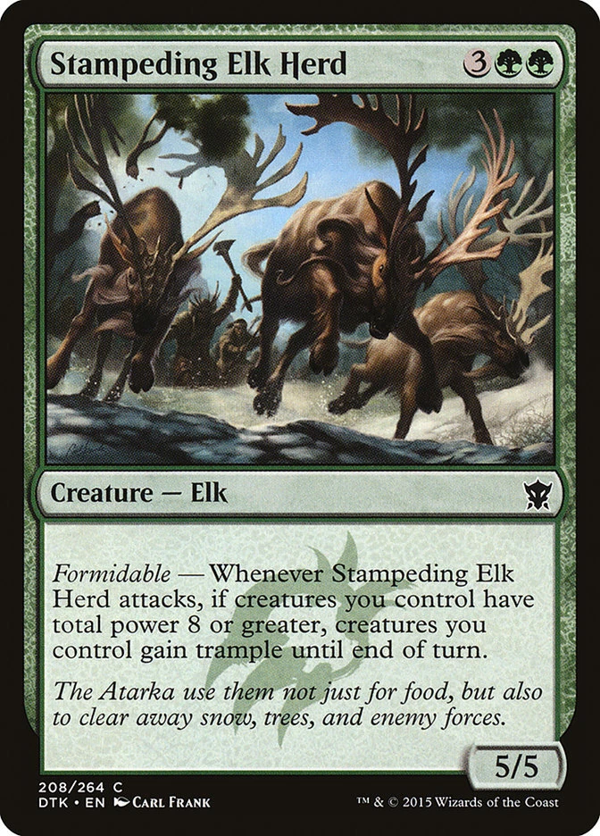 4x Stampeding Elk Herd - NM - Dragons of Tarkir SPARROW MAGIC mtg - Image 1 of 1