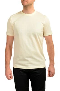 Hugo Boss Men's "Tiburt 349" Ivory See Through Short Sleeve T-Shirt US M IT 50 - Picture 1 of 6