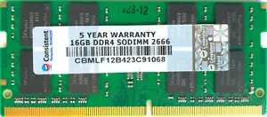 Consistent 16GB 2Rx8 PC4-2666 DDR4 SODIMM 21300MHz SDRAM CBMLF12B423C91068 - Picture 1 of 1