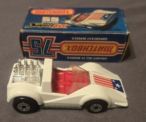 Vintage 1975 Lesney Matchbox Superfast #55 Hellraiser Car stars & stripes - Picture 1 of 15