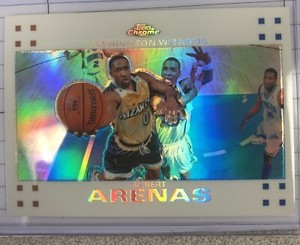 2008 Topps Chrome ❄️White❄️ Refractor Gilbert Arenas 78/99 ✨✨